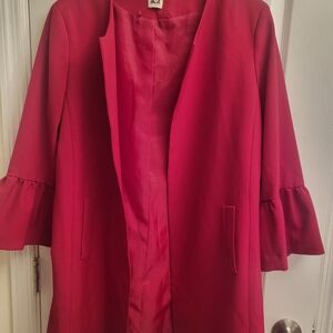 Anne Klein Vibrant Red Women's Cape